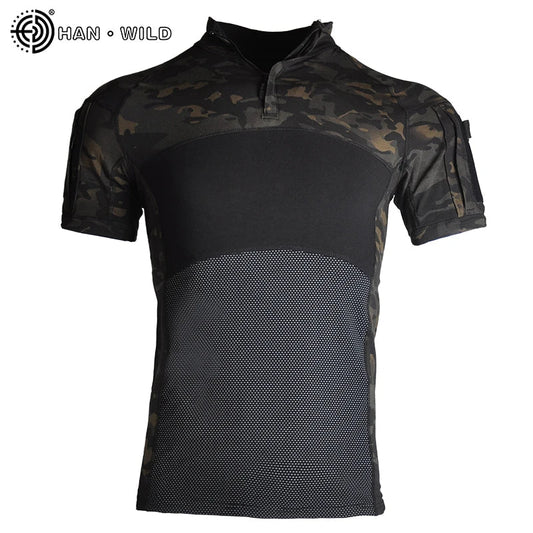 Tactical T-Shirt for Men – Ideal for Airsoft, Paintball, and Outdoor Activities