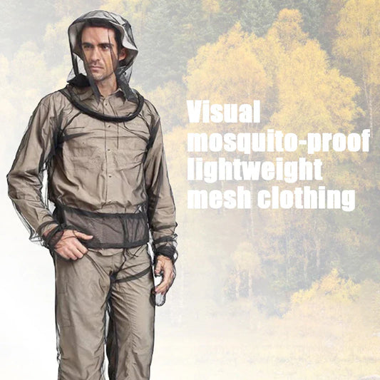 Mesh Hooded Mosquito-Proof Suit – Ultimate Outdoor Insect Protection